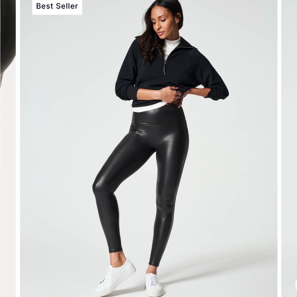 Never Worn Small Spanx Faux Leather Legging